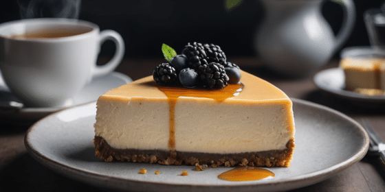 Lady grey cheesecake