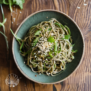 Groene thee soba noodles