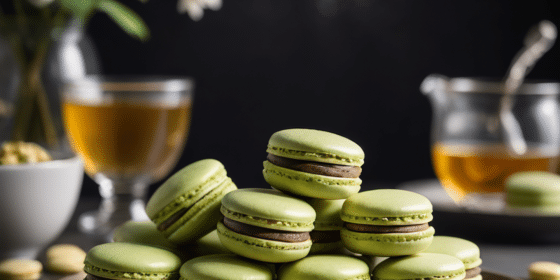 Jasmijn thee macarons