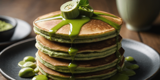 Matcha pannenkoeken